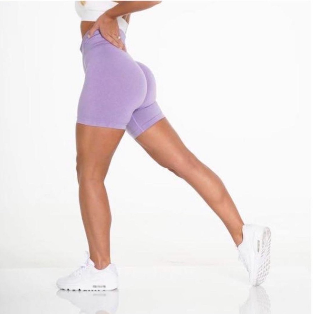 New NVGTN Lilac Pro Shorts